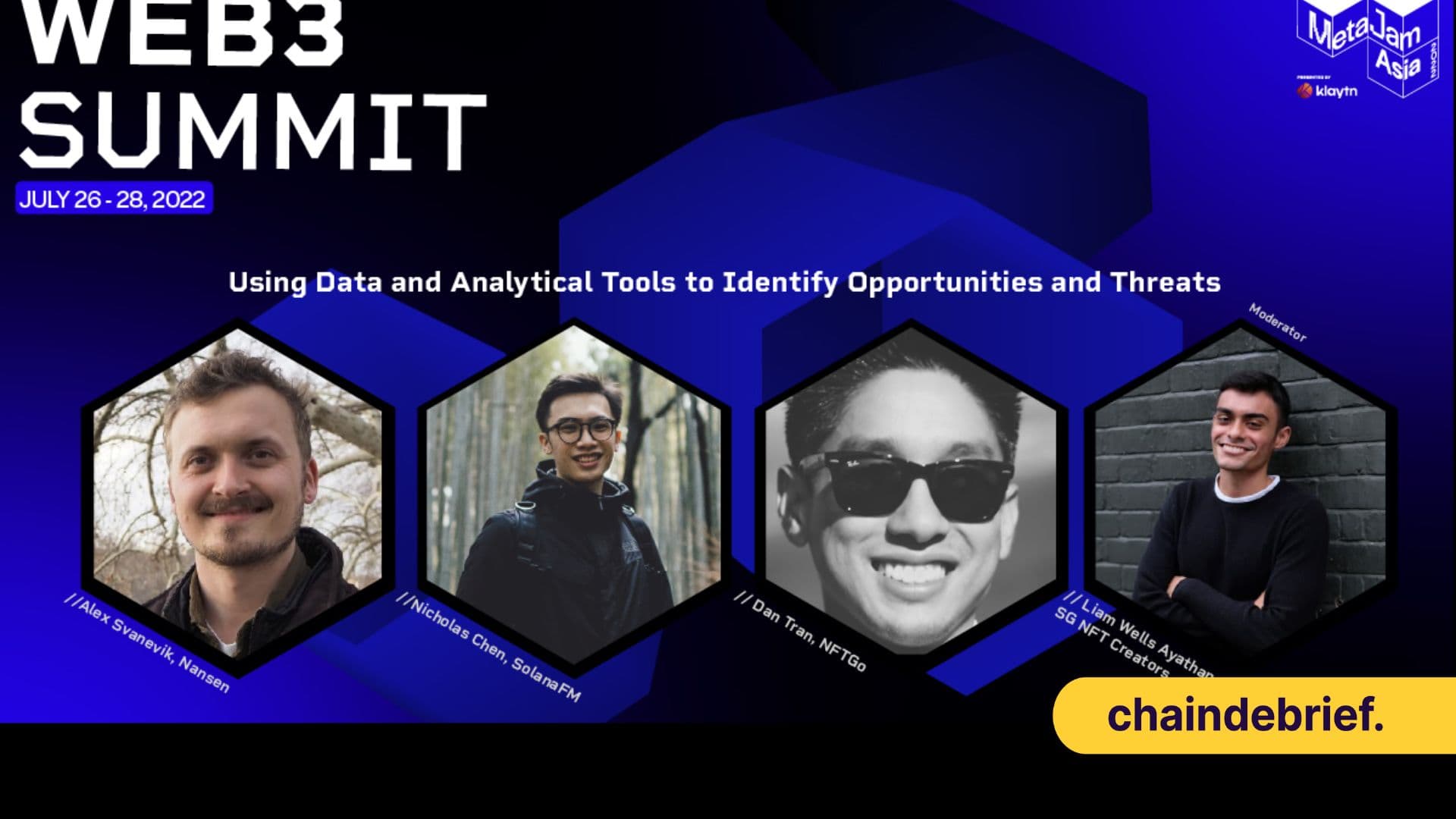 MetaJam Summit: Using Data And Analytical Tools To Identify Opportunities And Threats In Crypto