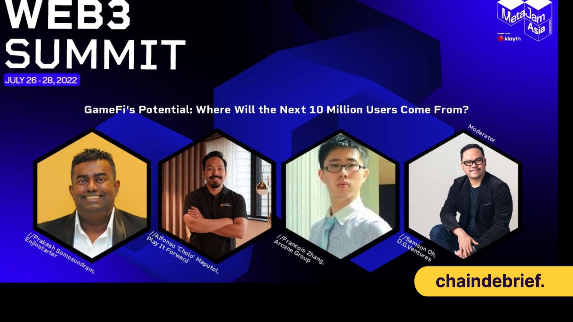 MetaJam Summit: Will the Next 10 Million Users Come From GameFi?