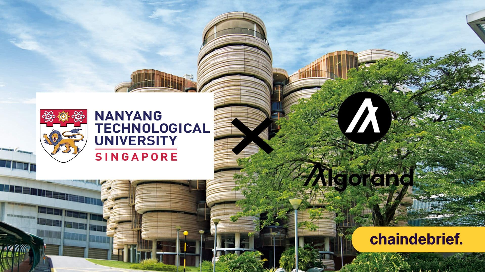 NTU Singapore Partners With Algorand To Launch Blockchain Research Center