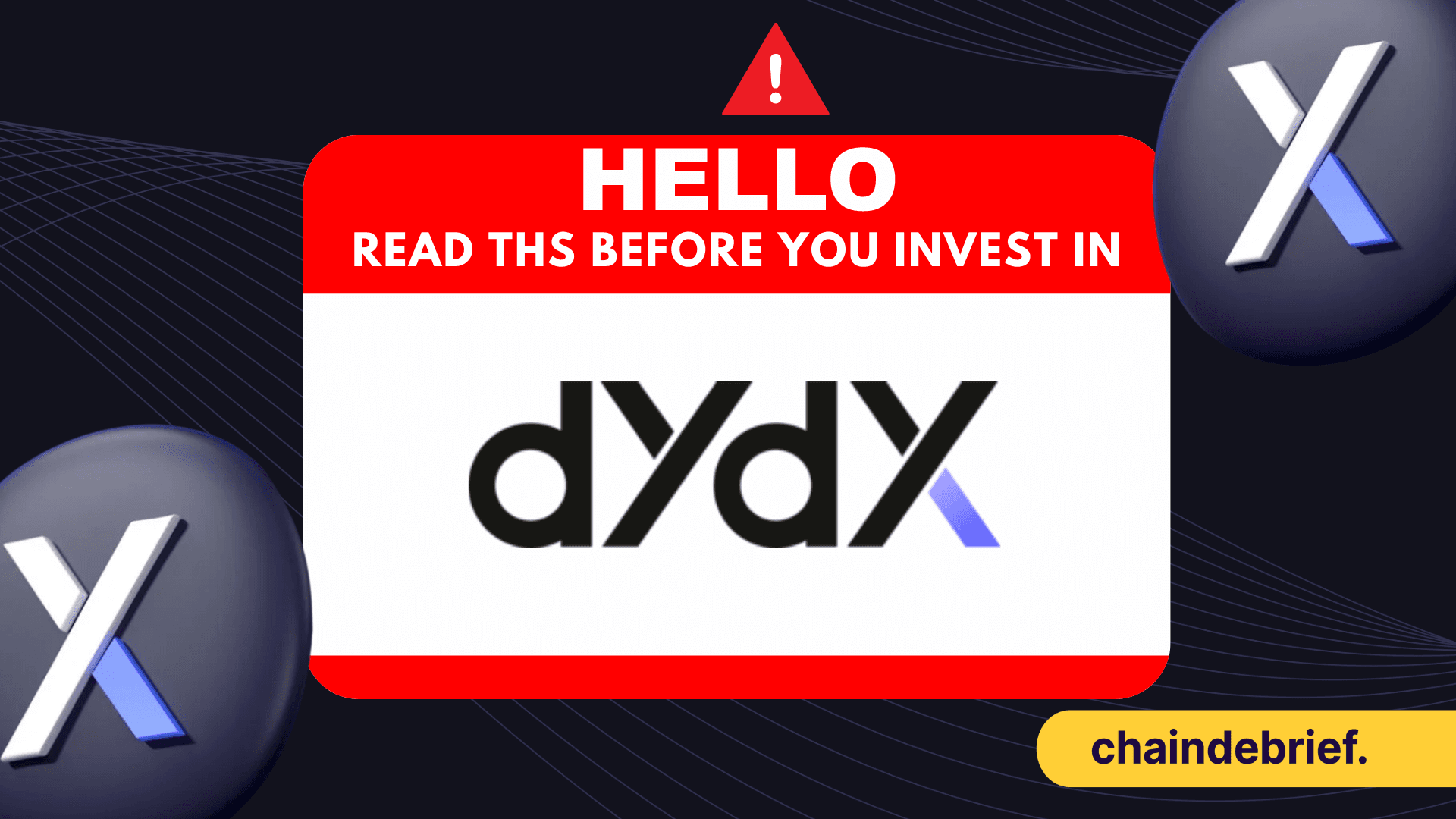 I Was A Fan Of dYdX Until...