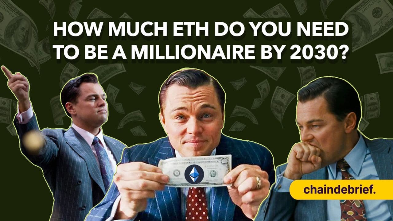 How Much ETH Do You Need To Be a Millionaire By 2030?