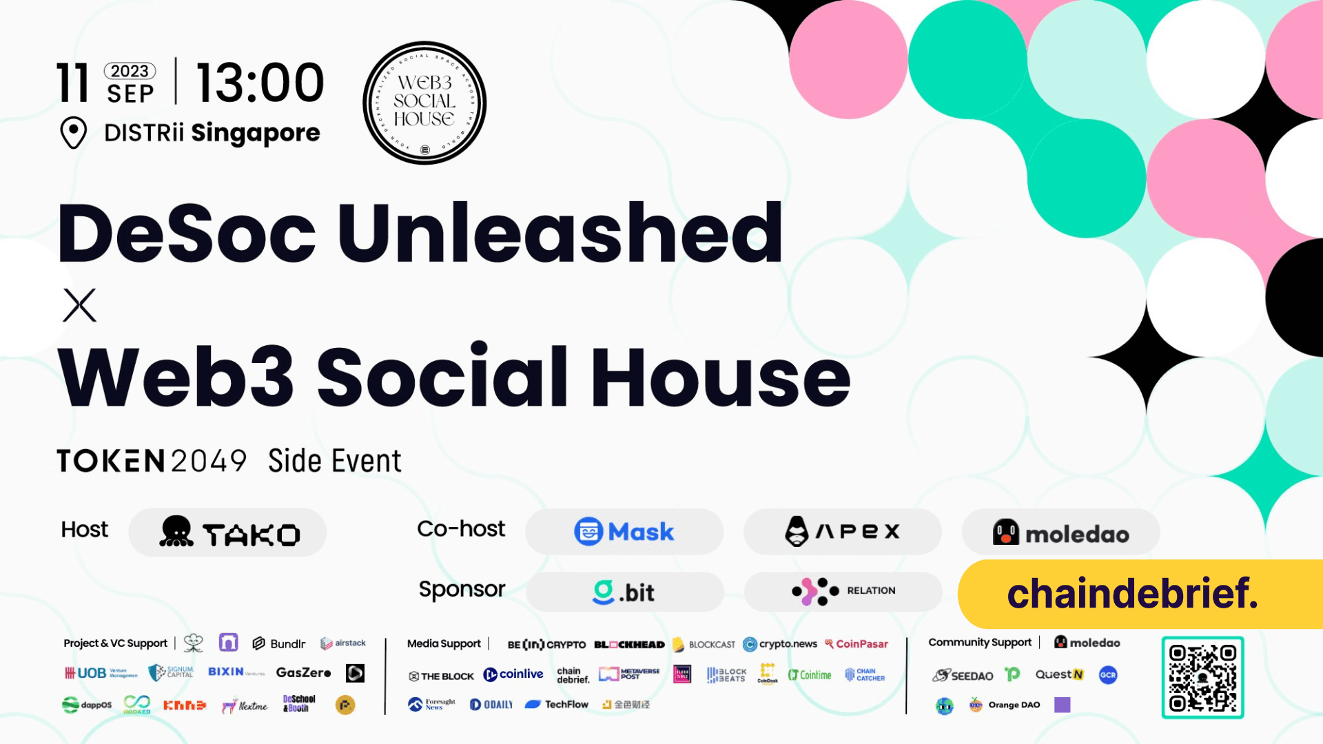 Asia’s First Web3 Social-focused Summit - DeSoc Unleashed x Web3 Social House SG party