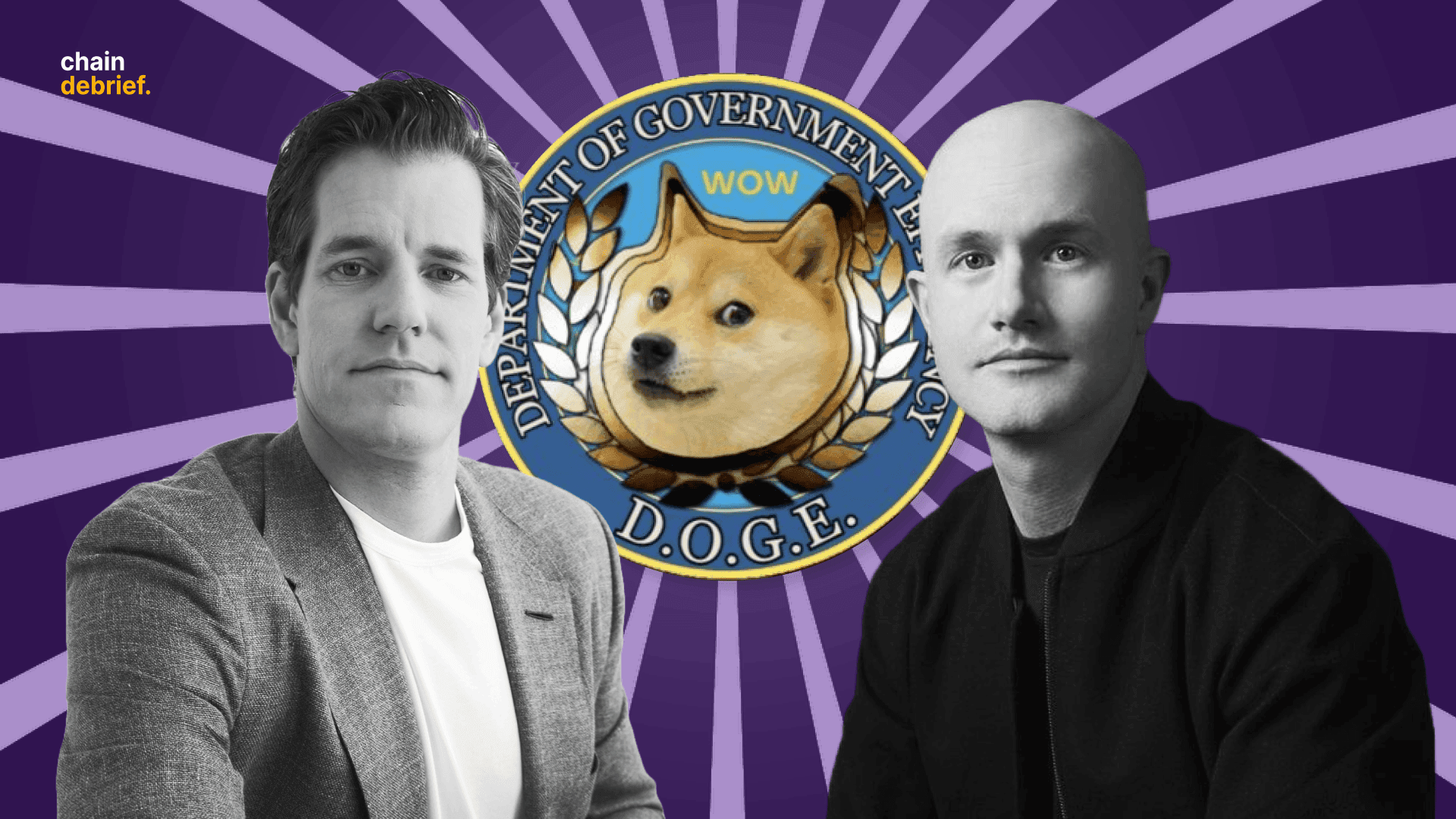 DOGE Gains Coinbase CEO's Backing as a Path to U.S. Economic Freedom