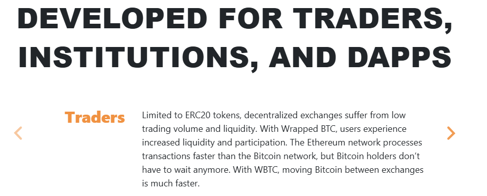 The Functions of wBTC for Traders