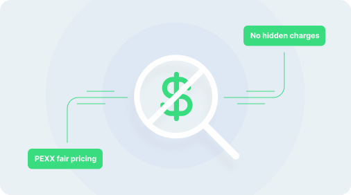 Transparent Competitive Pricing PEXX Crypto Transfers PEXX